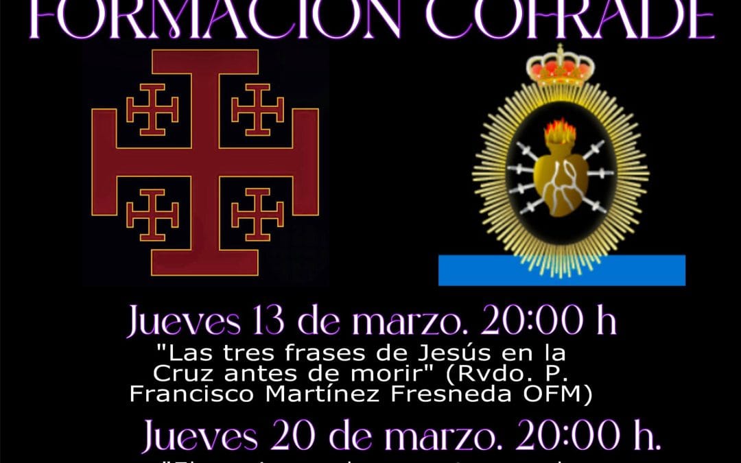 VIII Charlas de Formación Cofrade: Un Encuentro de Fe y Conocimiento